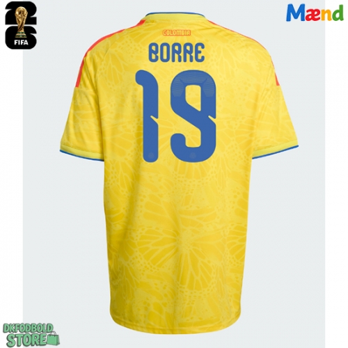 Colombia Rafael Santos Borre #19 Replika Hjemmebanetrøje VM 2026 Kortærmet